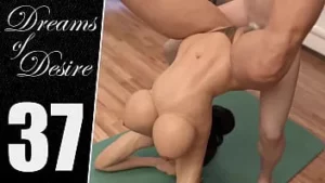 Baise incroyable avec ma logeuse pendant qu'elle fait du yogarêves de désir - épisode 37